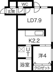 Lunon Sapporo Sta.の間取り画像