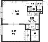 ルミエール北23東12の間取り画像