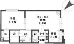 ルミエール廉7の間取り画像