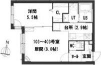 グランメールセンチュリーN21の間取り画像