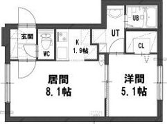 グランメール北40条Bの間取り画像