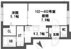 グランメール美園7・8の間取り画像