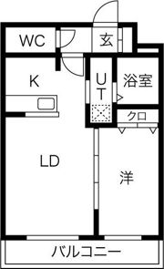アルファスクエア宮の森2条の間取り画像