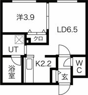 FIRST LEBEN月寒（ファーストレーベン）の間取り画像