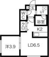 ブランノワール麻生エクサゴーヌの間取り画像