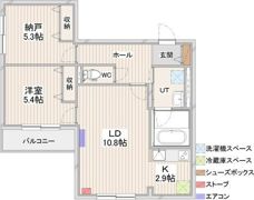 CRESCENDO（クレシェンド）苗穂駅前の間取り画像