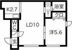 グランメール幌西Aの間取り画像