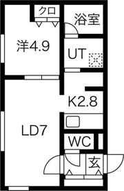 Chambre宮の沢（シャンブル）の間取り画像
