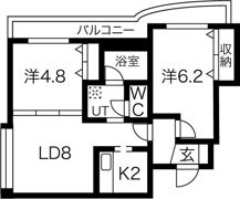 フォレスト神宮前の間取り画像