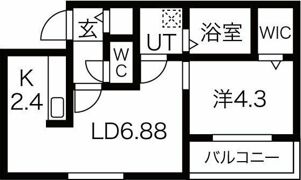 タルト南郷の間取り画像
