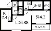 タルト南郷の間取り画像