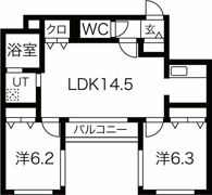 BRAMA南11条の間取り画像