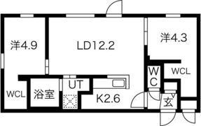 NOVA山鼻の間取り画像