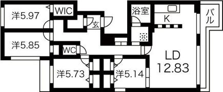 FUSHIMI-CITY.STELLAの間取り画像
