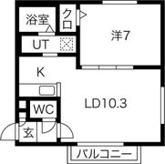 グランディオス月寒東の間取り画像