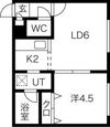 ユニヴェール澄川の間取り画像