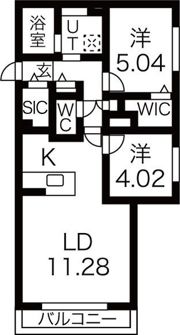 Culmination学園前の間取り画像