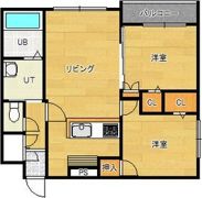 クレマティス円山の間取り画像
