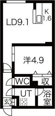 カサトレス白石の間取り画像