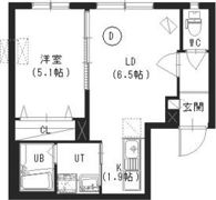 クルタ八軒の間取り画像
