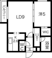 アルファ中島公園の間取り画像