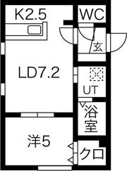 ウェリナ月寒西の間取り画像