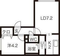 ソアーヴェ南平岸の間取り画像