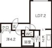 ソアーヴェ南平岸の間取り画像