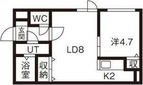 レアリゼ南円山の間取り画像
