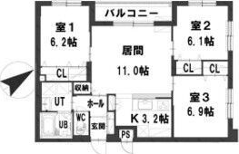 グランメール東札幌西館の間取り画像