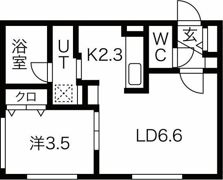 Tiberina中の島の間取り画像
