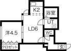 ライフステージ菊水の間取り画像