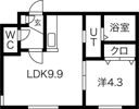 レジデンス北23条の間取り画像