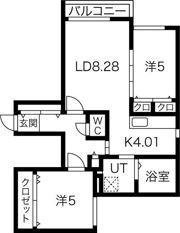アールズ・コートの間取り画像
