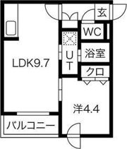 グランメゾン厚別IIの間取り画像