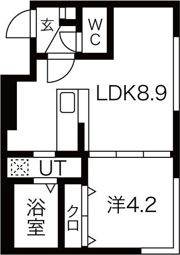 PRIME COURT麻生中央（プライムコート麻生中央）の間取り画像