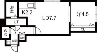 プレシャス18番館の間取り画像