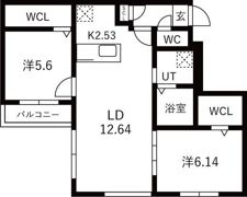 Village Kotoni～ヴィレッジ琴似～の間取り画像