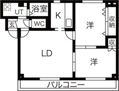 エステラ弐番館の間取り画像