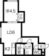 グリーンウォール北15 Aの間取り画像