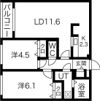 ブランシャール南円山の間取り画像