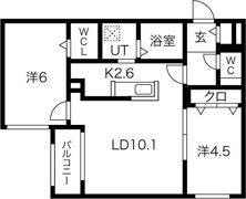 ブランシャール札幌STATIONの間取り画像