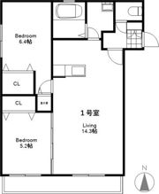 マルシェアンサンブルの間取り画像
