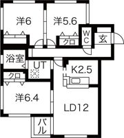 ライズ伏見の間取り画像