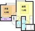 フラットJ白石本通A棟の間取り画像