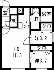 Ciel Serein円山 （シエルスラン円山）の間取り画像