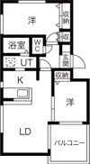 ブラン・シャール東札幌の間取り画像