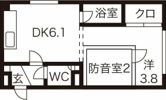 ハーベストIIの間取り画像