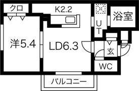 ASTER HOROHIRAの間取り画像