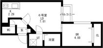 ディスティーノレジデンシア715の間取り画像